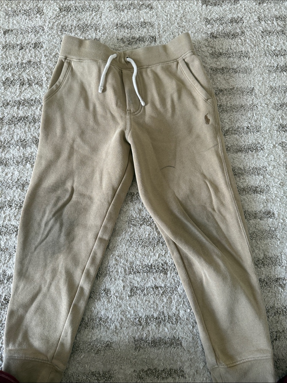 Polo by Ralph Lauren Kids Khaki Drawstring Joggers